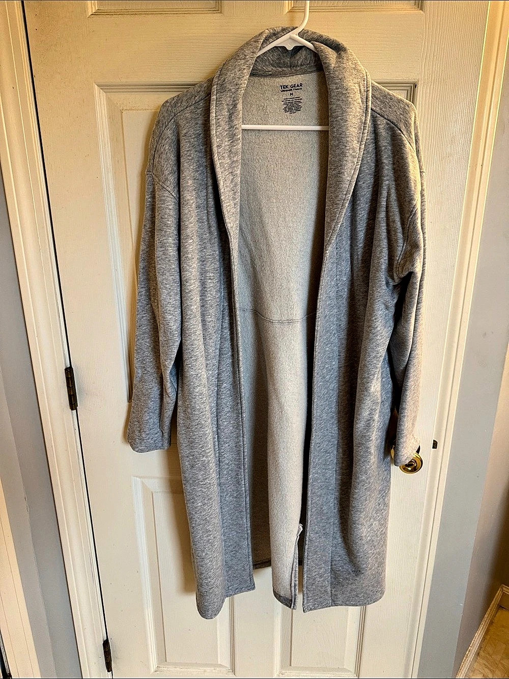 TEK GEAR Ultrasoft Fleece Open Front Cardigan Size Medium